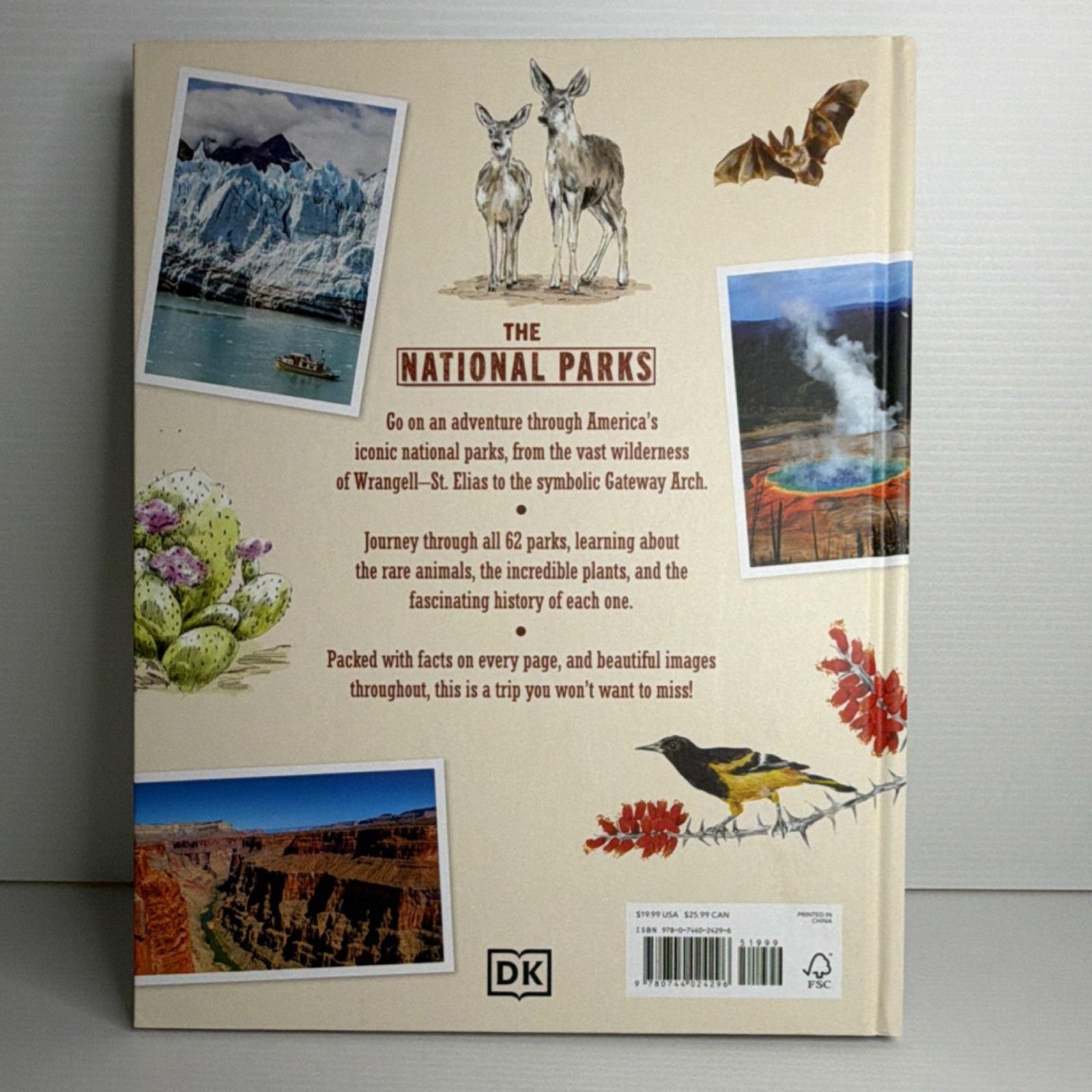 DK National Parks Discover All 62 US Parks Dk 2020 HC Illustrated Juvenile