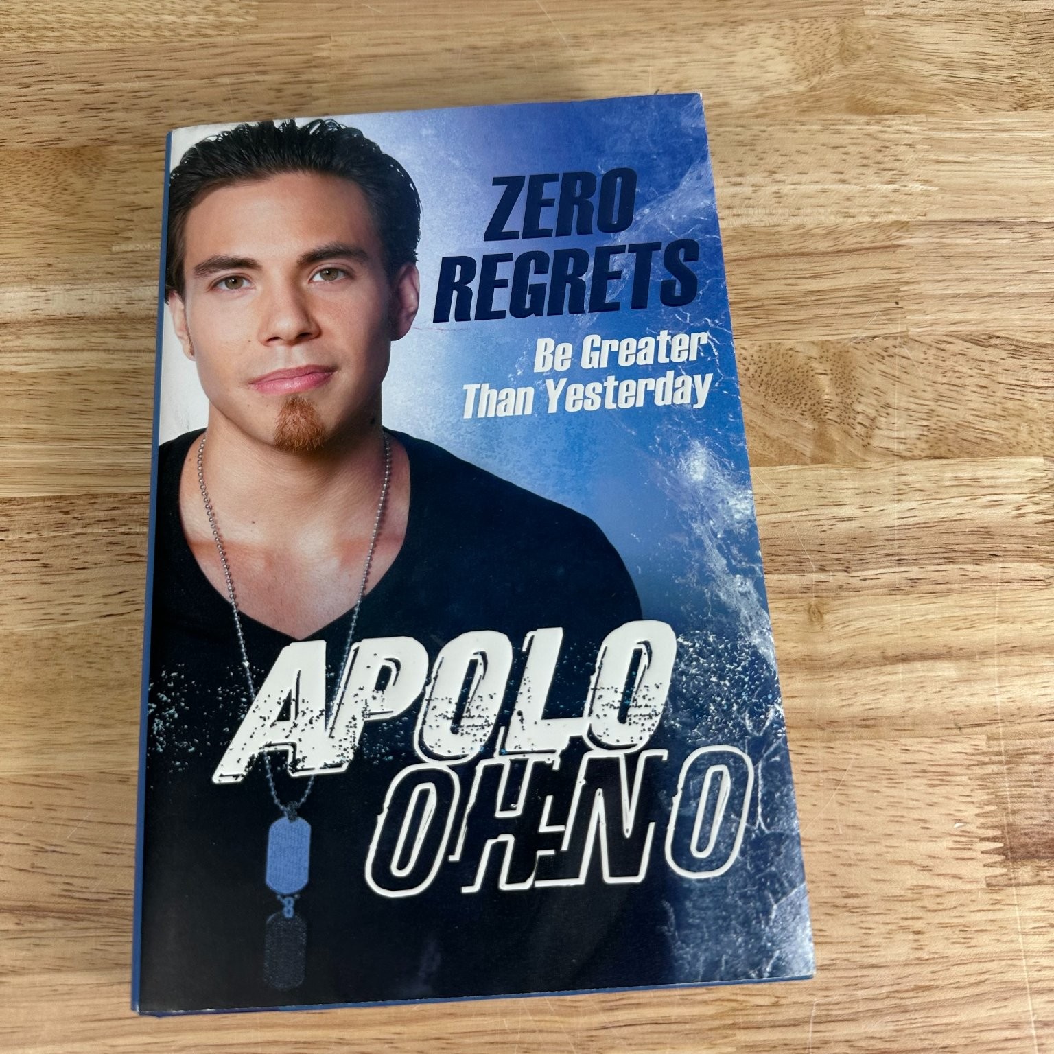 Zero Regrets Apolo Ohno First Edition Signed Biography Atria Books