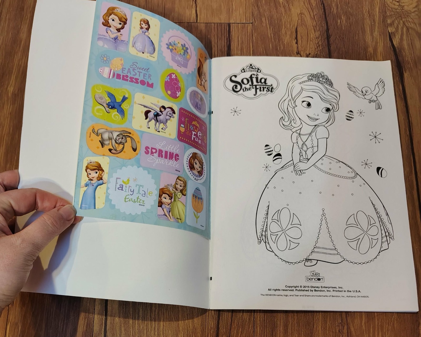Sofia the First Coloring & Activity Book Fairy Tale Spring 2015 Stickers Easter
