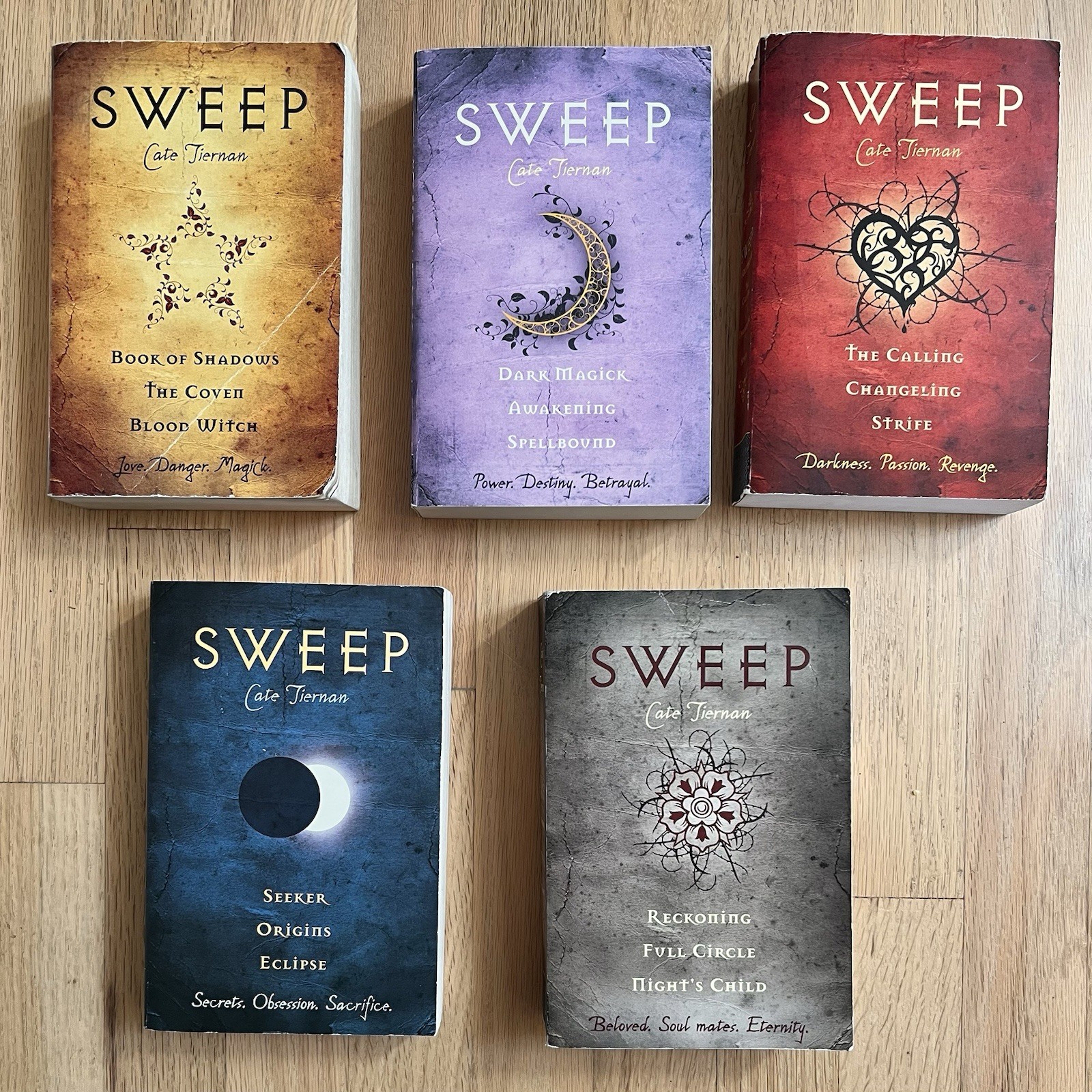 COMPLETE Sweep Series Volume 1 2 3 4 5 Cate Tiernan Lot 15 Stories I II III IV V