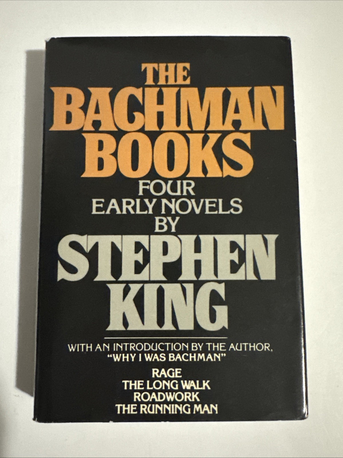 The Bachman Books, Stephen King 1985 Four Early Novels NAL Books, Hardcover Rage