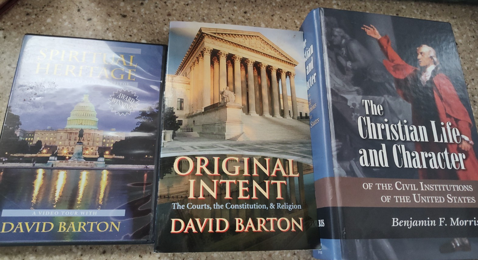 3 titles on Christianity & Civil Government, DVD, Original intent, David Barton