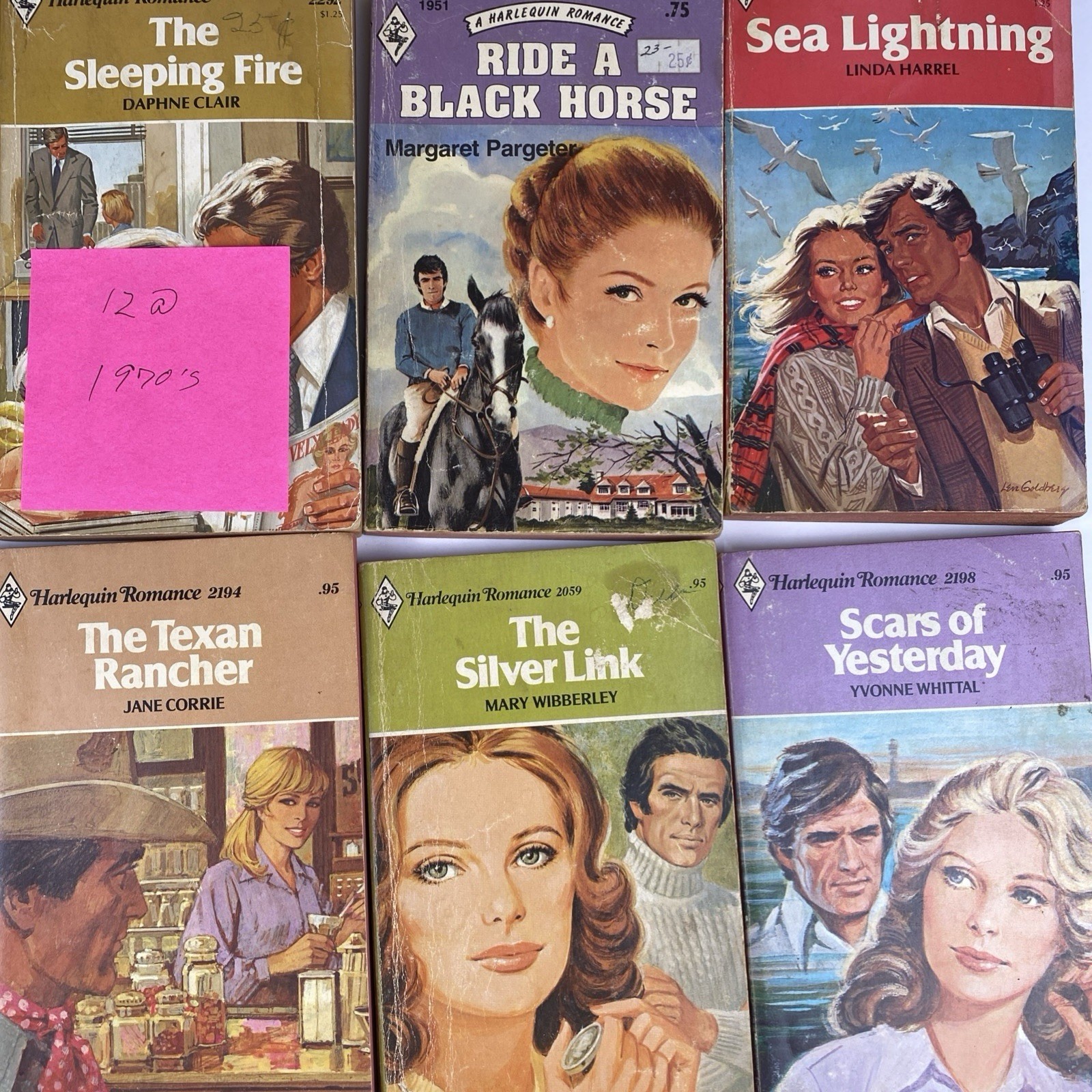 Lot of 88 Harlequin Romance Paperback Books Vintage Red Pages 60’s 70’s 80’s 90s