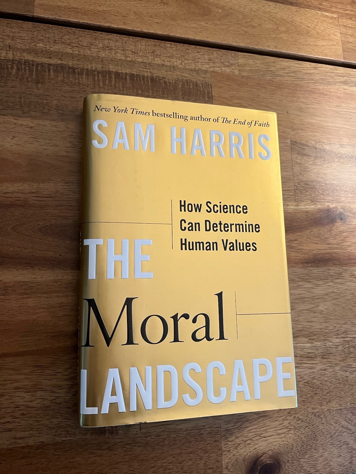 Free Press First Edition First Printing The Moral Landscape Sam Harris Hardcover