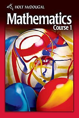 Holt McDougal Mathematics: Student Edition Course 1 2010