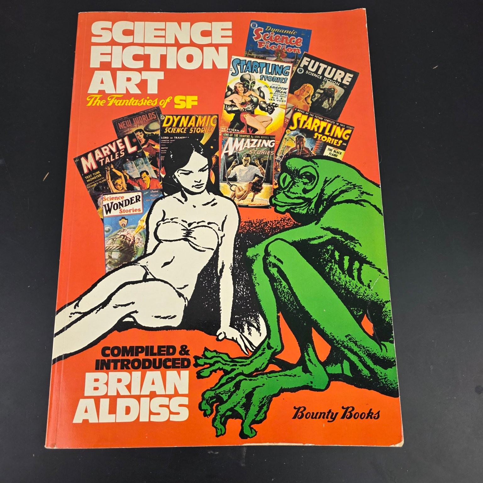 Science Fiction Art Brian Aldiss 1975 Vintage Illustrated Bounty Books