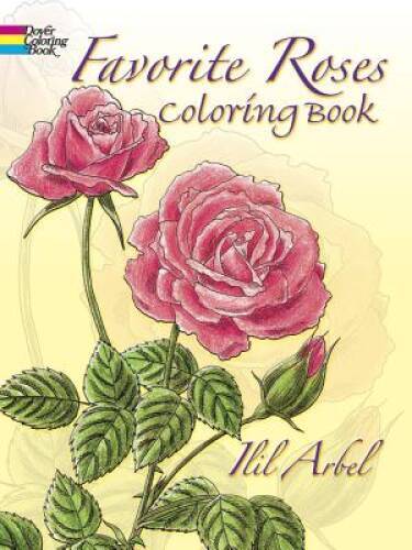 Favorite Roses Coloring Book (Dover Nature Coloring Book) – Paperback – GOOD