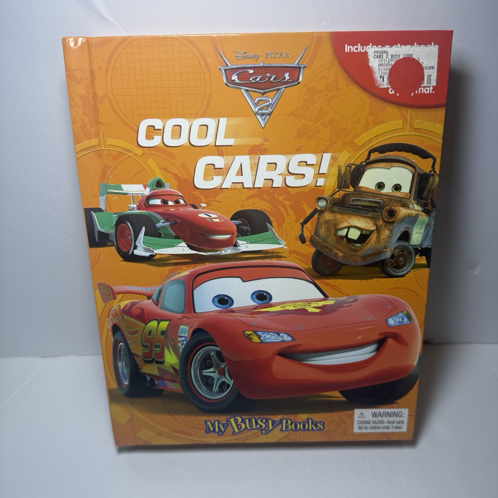 Disney Pixar Cars 2 My Busy Book Cool Cars 10 Cars & Adventure Playmat