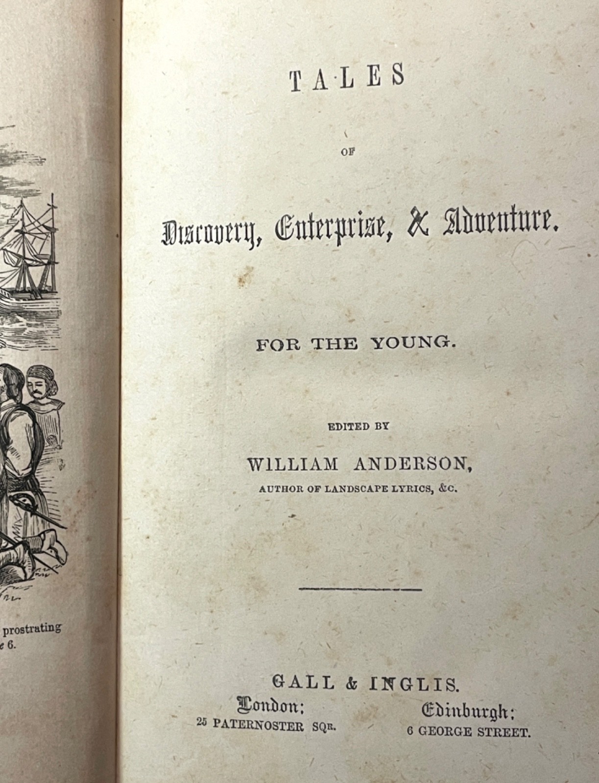 1865 Fine Victorian Cobalt Blue Gilt Decorative Binding AEG Exploration 4 Illust