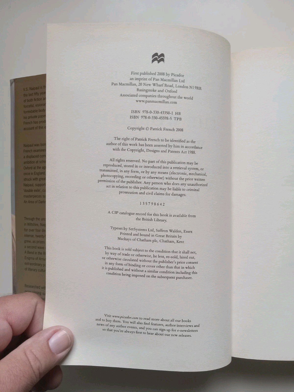 SIGNED Patrick French The World Is What It Is 1st Ed V.S. Naipaul Biography