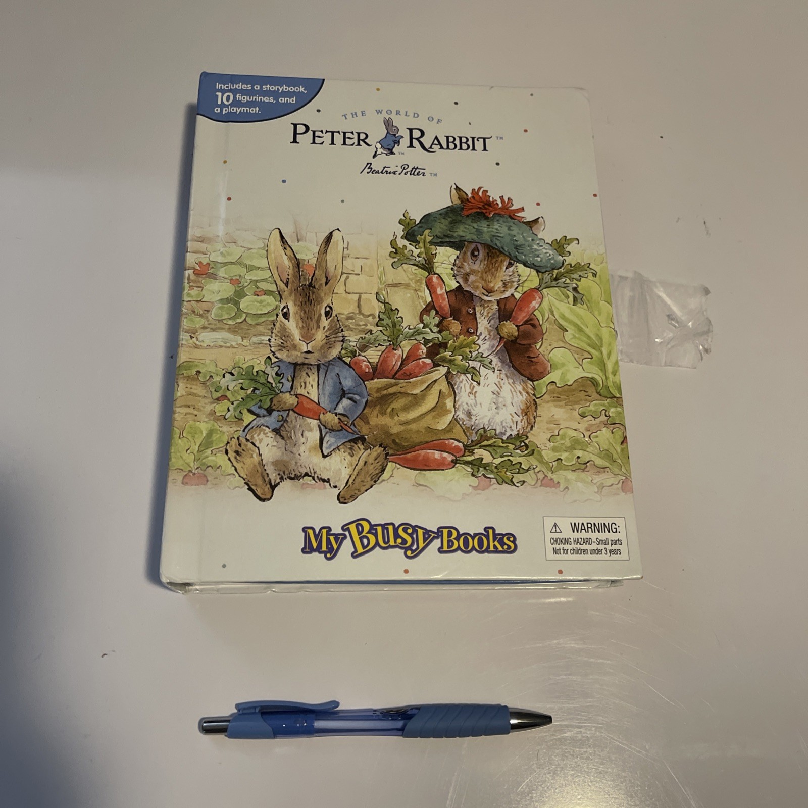 The World Peter Rabbit Beatrix Potter My Busy Books EASTER, 8 fig, Playmat