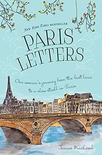 Paris Letters: A Travel Memoir about – Paperback, by MacLeod Janice – Very Good