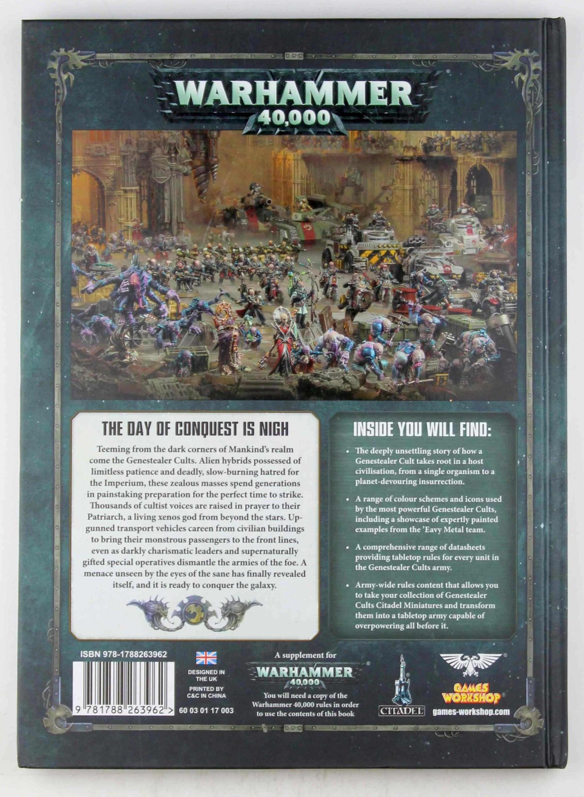 Warhammer 40K: Codex Genestealer Cults (Hardcover) GAMES WORKSHOP
