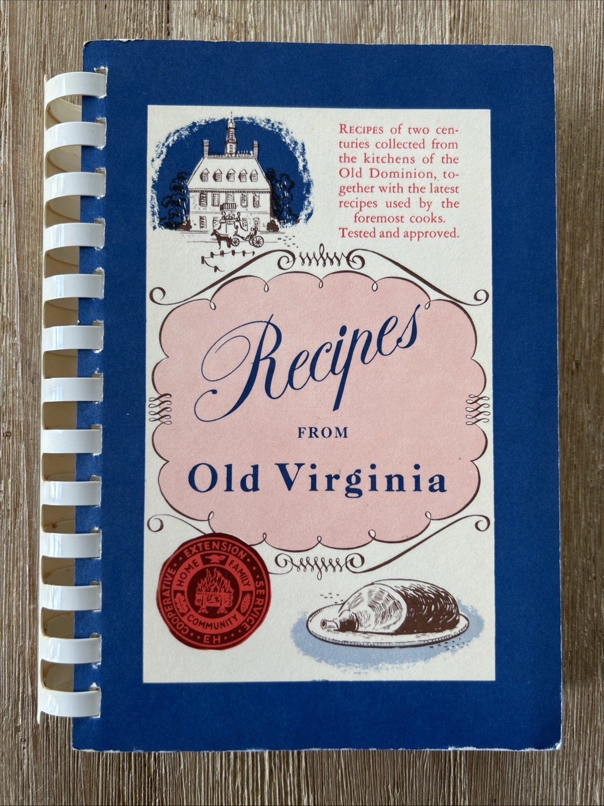 Recipes From Old Virginia Cookbook Va Federation of Home Demo Clubs 1981