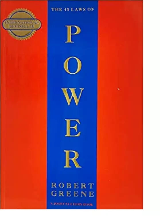 The 48 Laws of Power by Robert Greene ,Paperback, (Big)………..