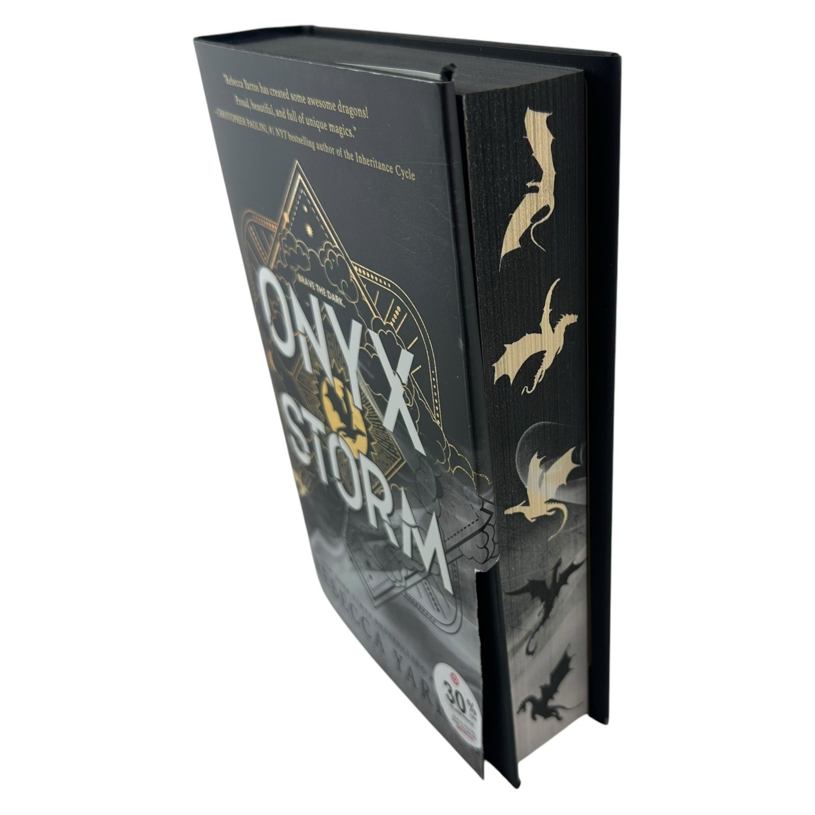 ONYX STORM Deluxe Limited EDITION BOOK HARDCOVER TARGET EXCLUSIVE Jacket Damage