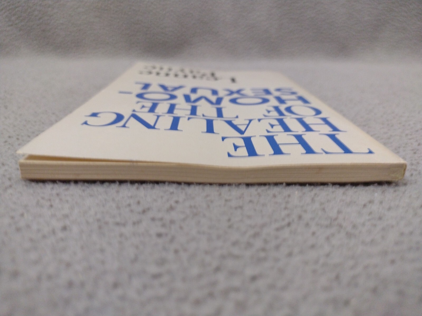 The Healing of The Homo-sexual Leanne Payne 1985 First Edition
