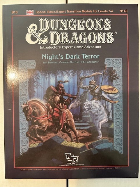 B10 Night’s Dark Terror – Dungeons & Dragons – D&D – AD&D
