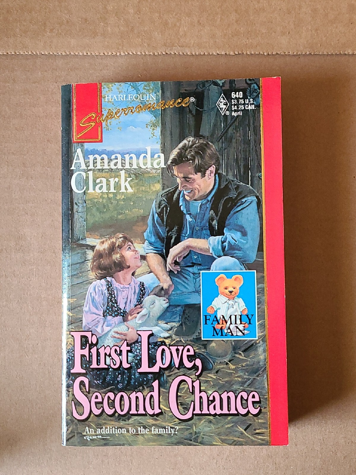 Family Man Ser.: First Love, Second Chance by Amanda Clark (1995, Mass Market)
