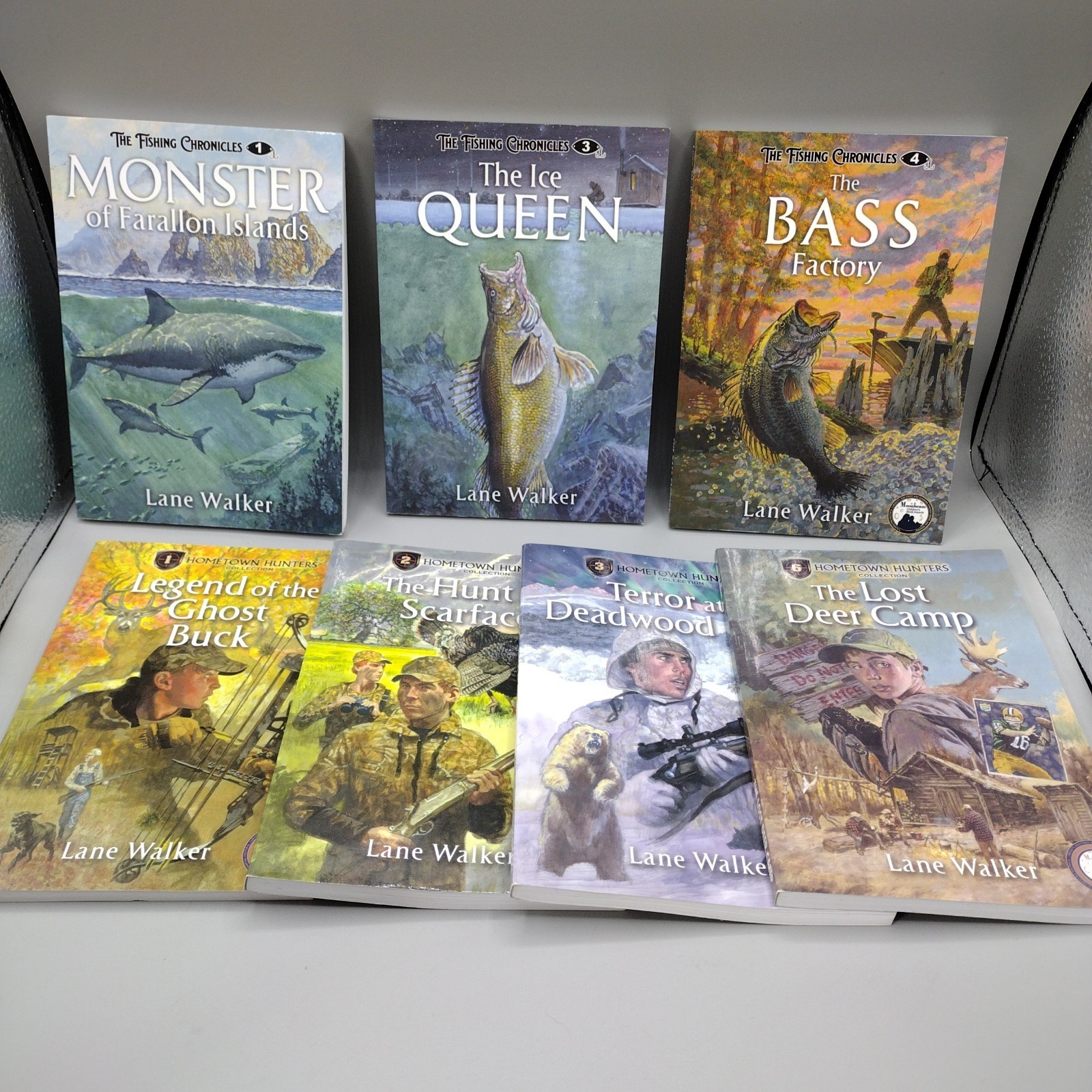 Hometown Hunters Books 1 2 3 6 Fishing Chronicles 1 3 4 Lane Walker Lot Of 7