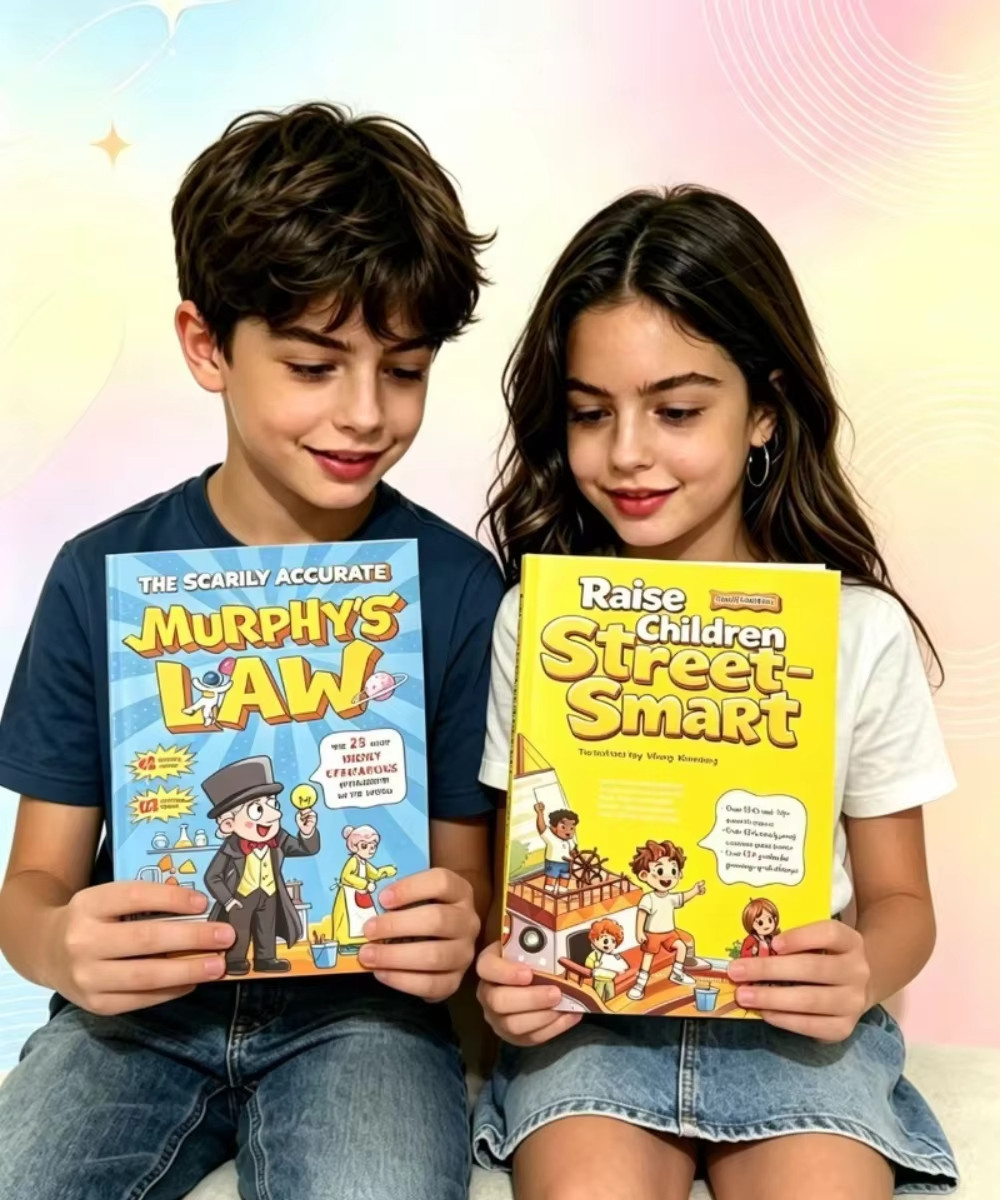 Family Education 2Pcs English Original Books Murphy’s Law Series Kids Growth Cog
