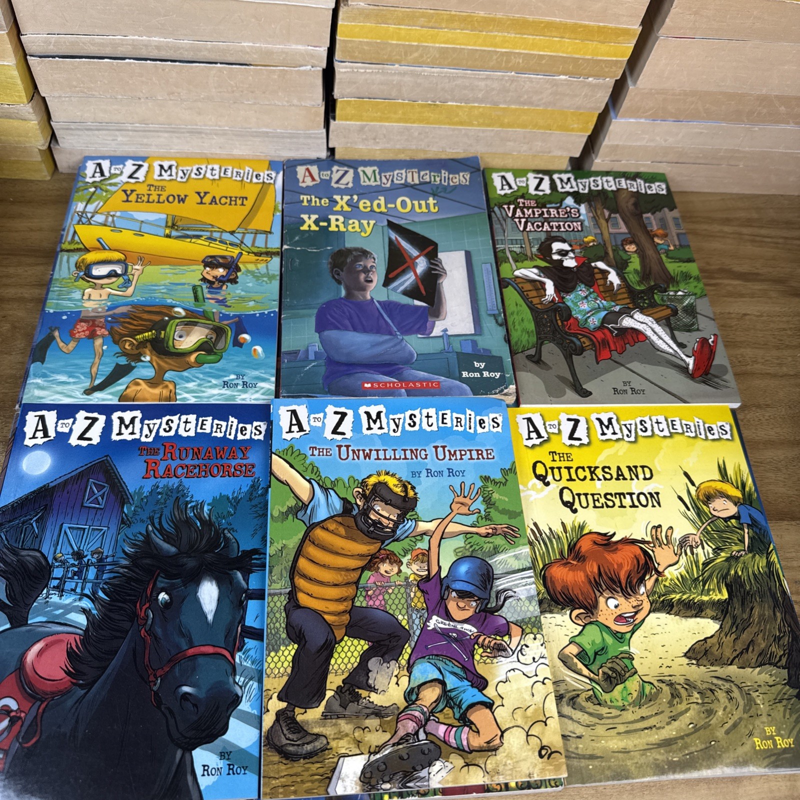 LOT OF 25 A TO Z MYSTERIES CHAPTER BOOKS Mixed Lot AGES 6-9 Paperback