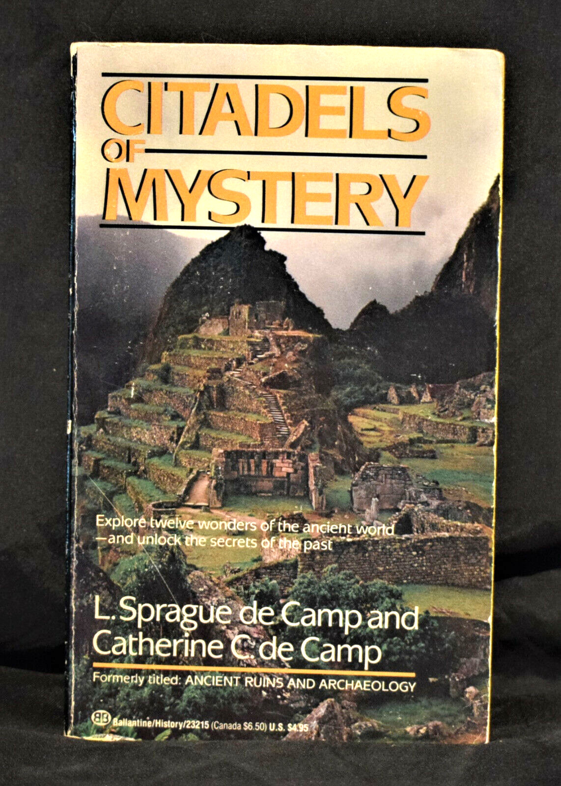 Citadels of Mystery by Sprague & Catherine de Camp ~ Paperback ~ c1989~pages 292