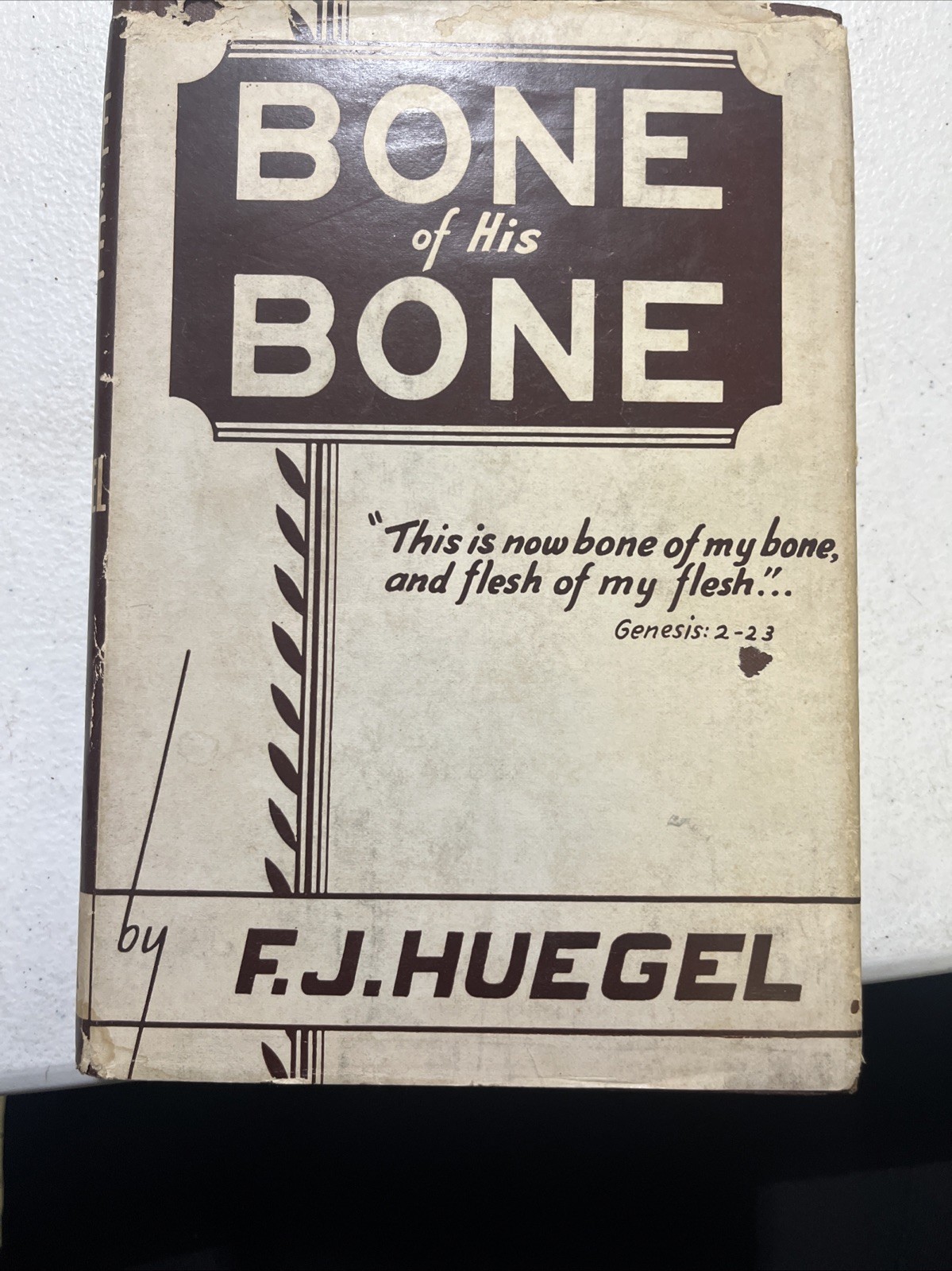 Bone of His Bone by F. J. Huegel (2022, Trade Paperback)