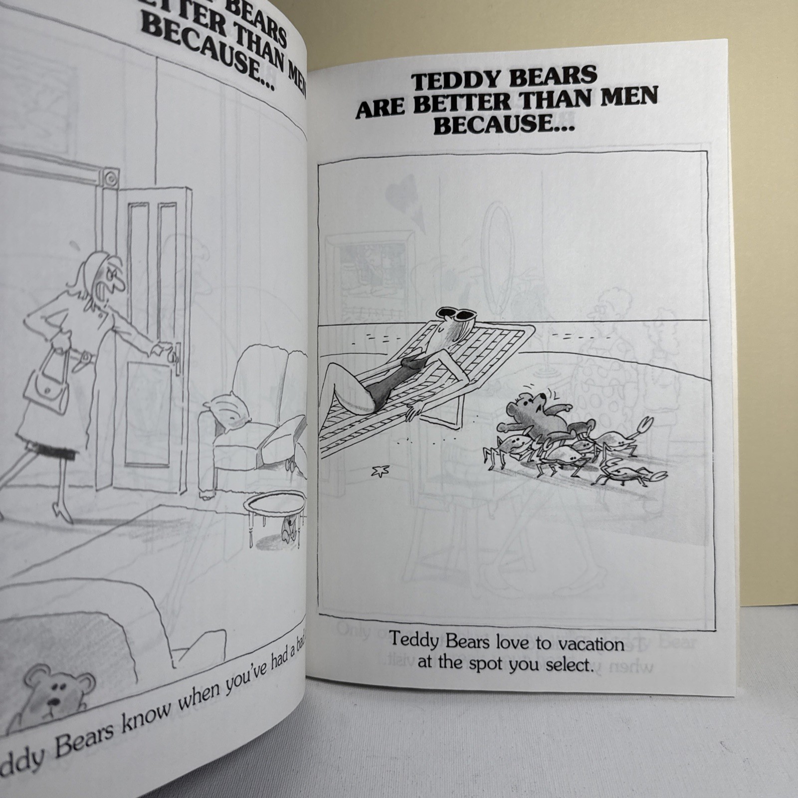 “Teddy Bears Are Better than Men” Booklet By Herbert I. Kavet Illustrated