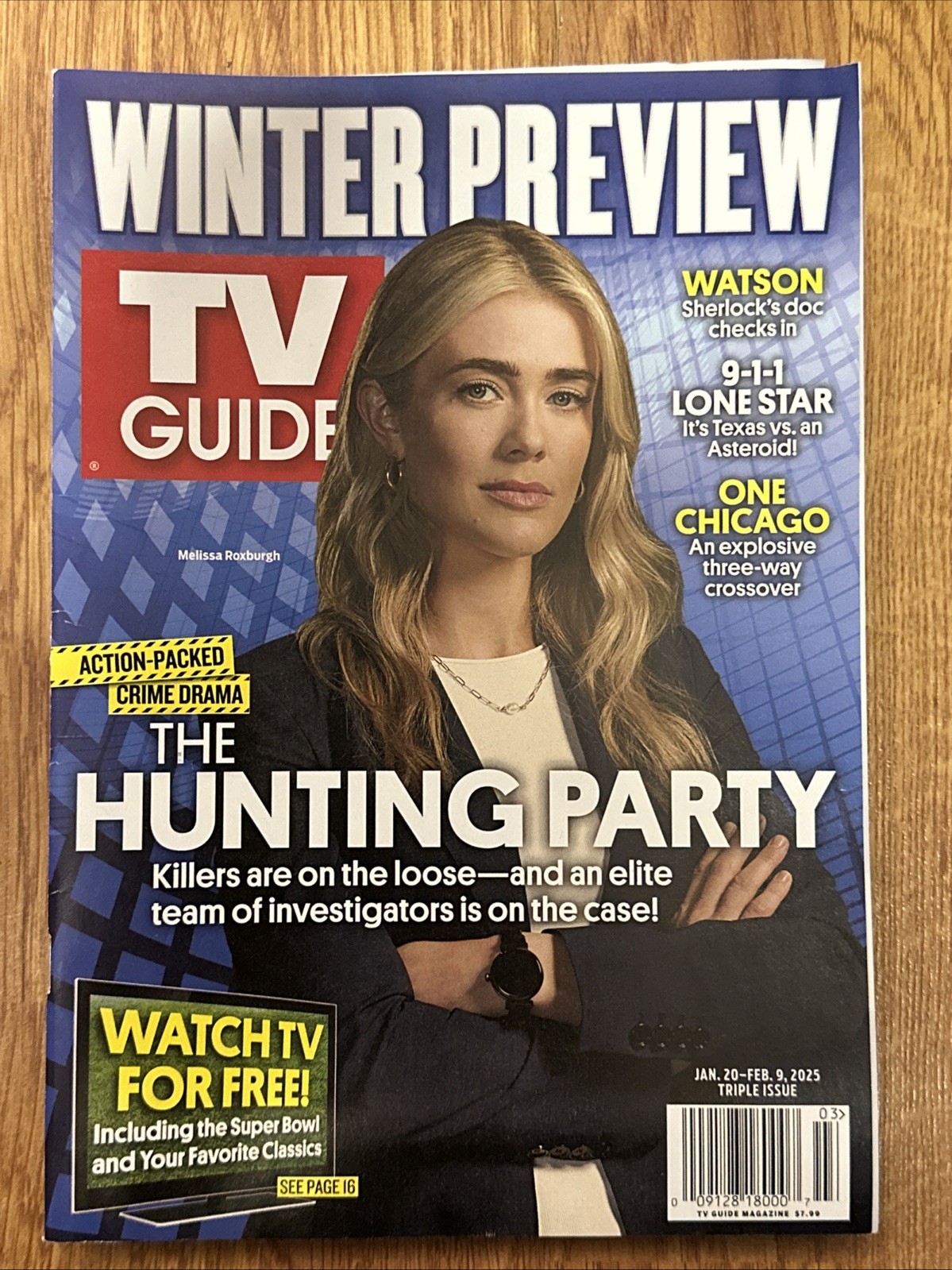TV GUIDE MAGAZINE JAN 20 Th Feb 09 Th 2025 The Hunting Party