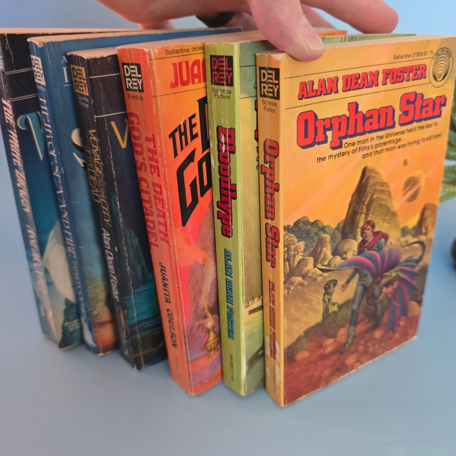 Vintage Del Rey Sci-Fi Fantasy Paperback Lot 6 Foster McCaffrey McKillip 70s 80s