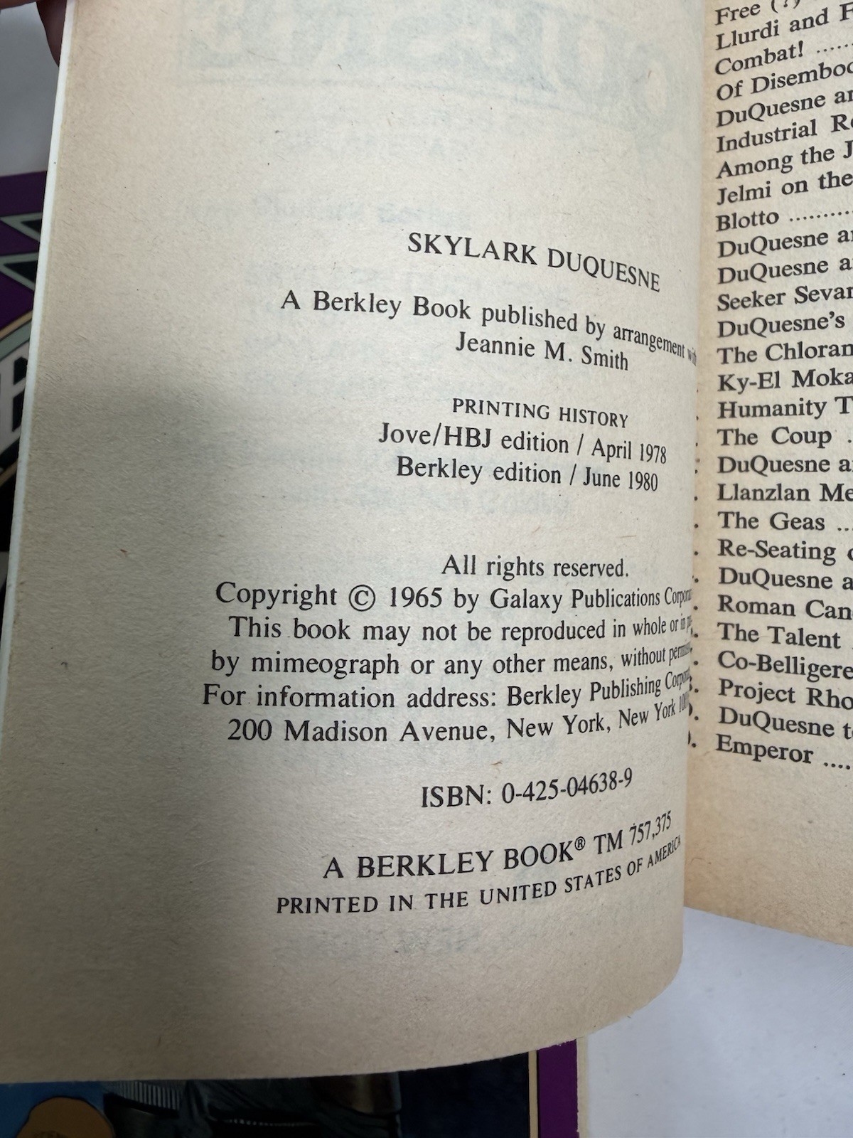 E. E. “Doc” Smith Skylark Sci-Fi Paperback Pocket Books Lot 2