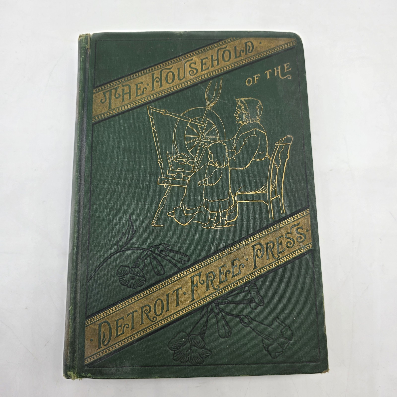 1881 The Household May Perrin Goff Detroit Free Press Victorian Decorative Gilt