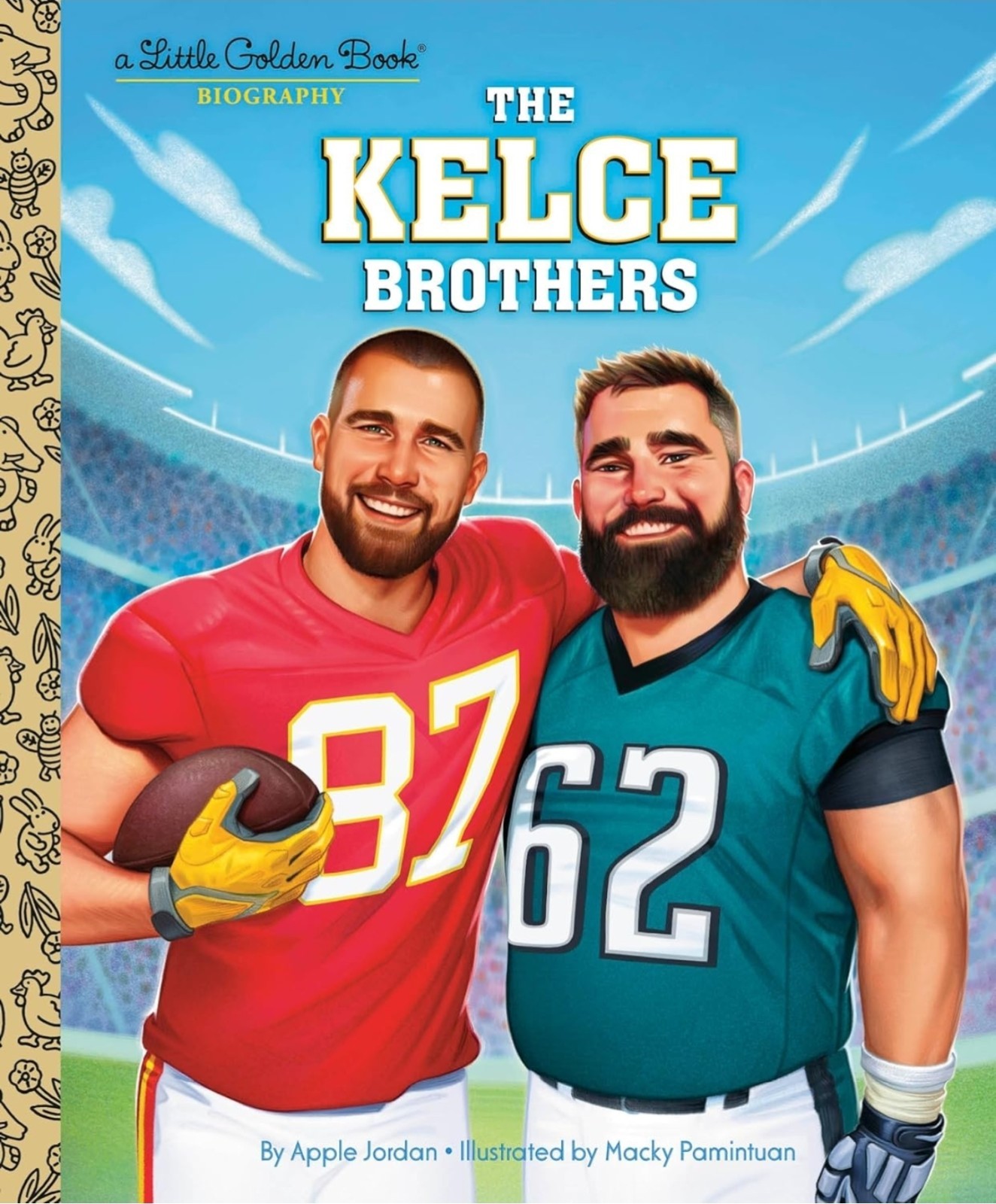 The Kelce Brothers: A Little Golden Book Biography – Brand New