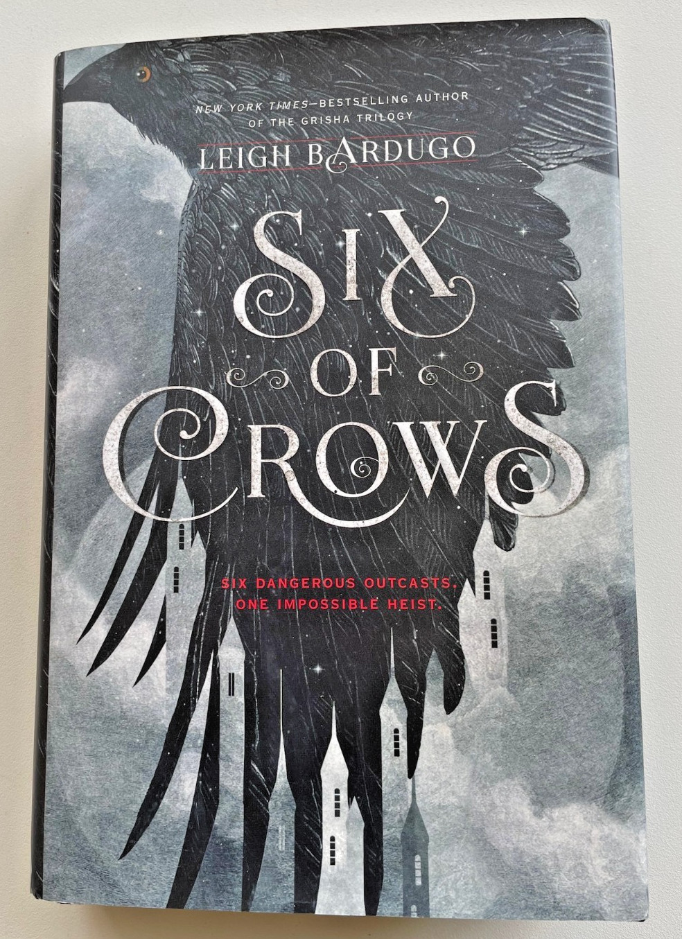 Six of Crows by Leigh Bardugo, 1st ed, 1st printing, w/blk edges, HC, Like New