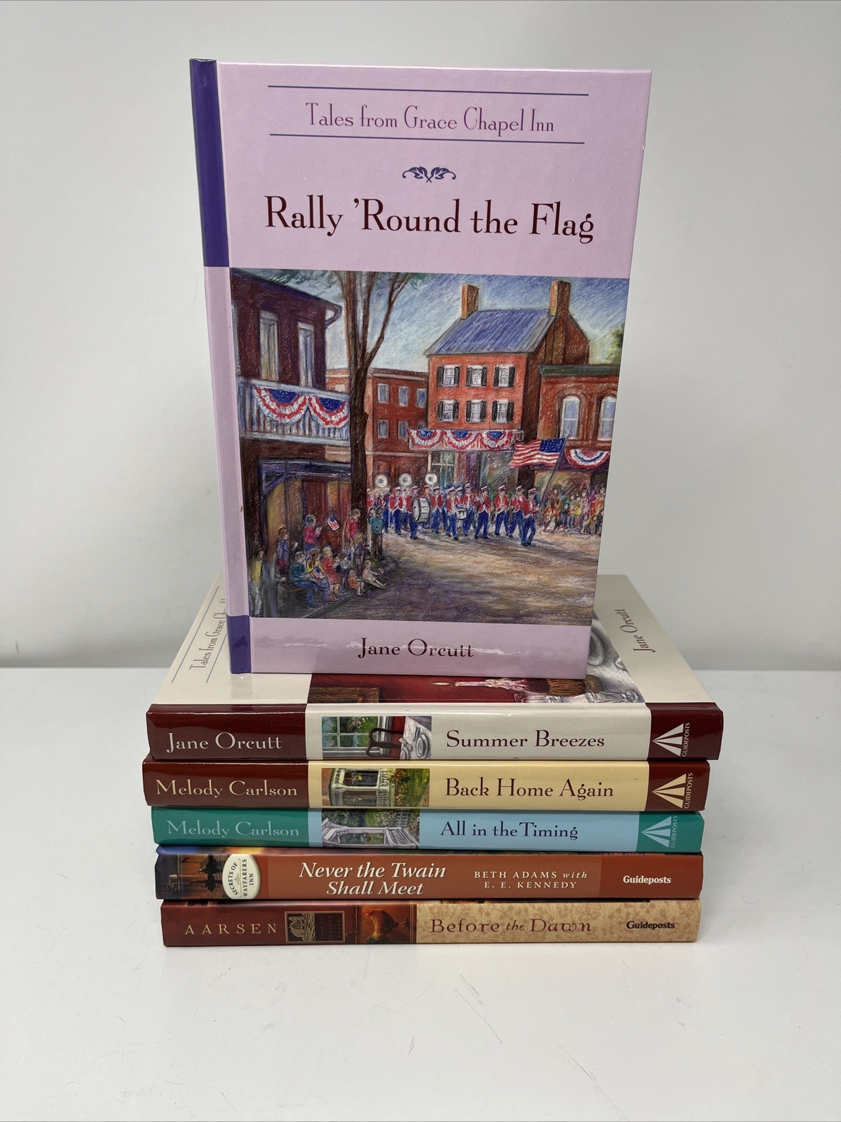 Lot Of 6 Guideposts – Tales From Grace Chapel Inn hardcover books