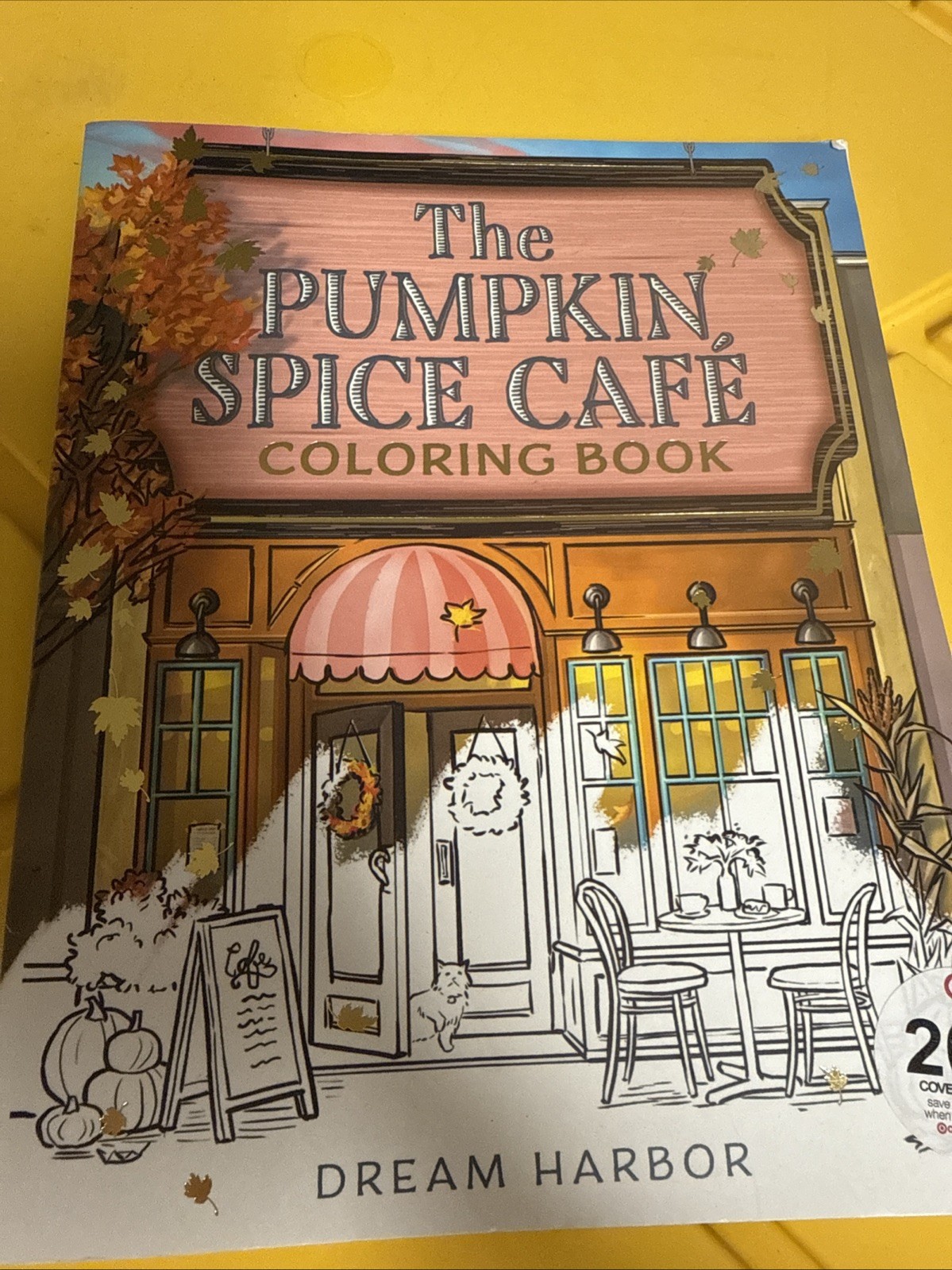 Pumpkin Spice Café Coloring Book by Laurie Gilmore (2025, Coloring/Connect…