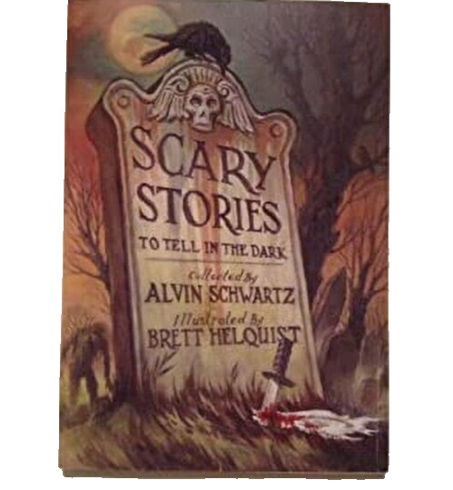 Scholastic Scary Stories to Tell in the Dark Alvin Schwartz Helquist Halloween