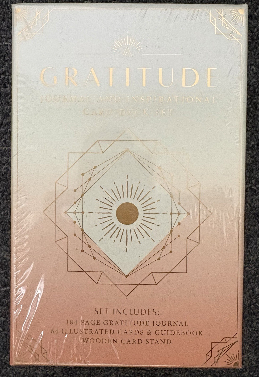 Gratitude Journal and Inspirational Card Deck Set: Journal and Inspiration Card