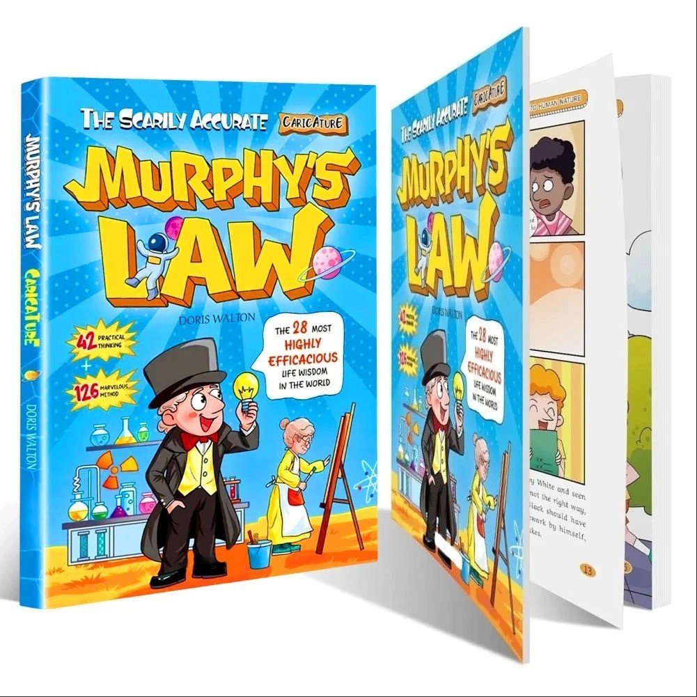Murphy’s Law Learning Book for Kids 8-12 with 128 Pages Paperback Illustrated