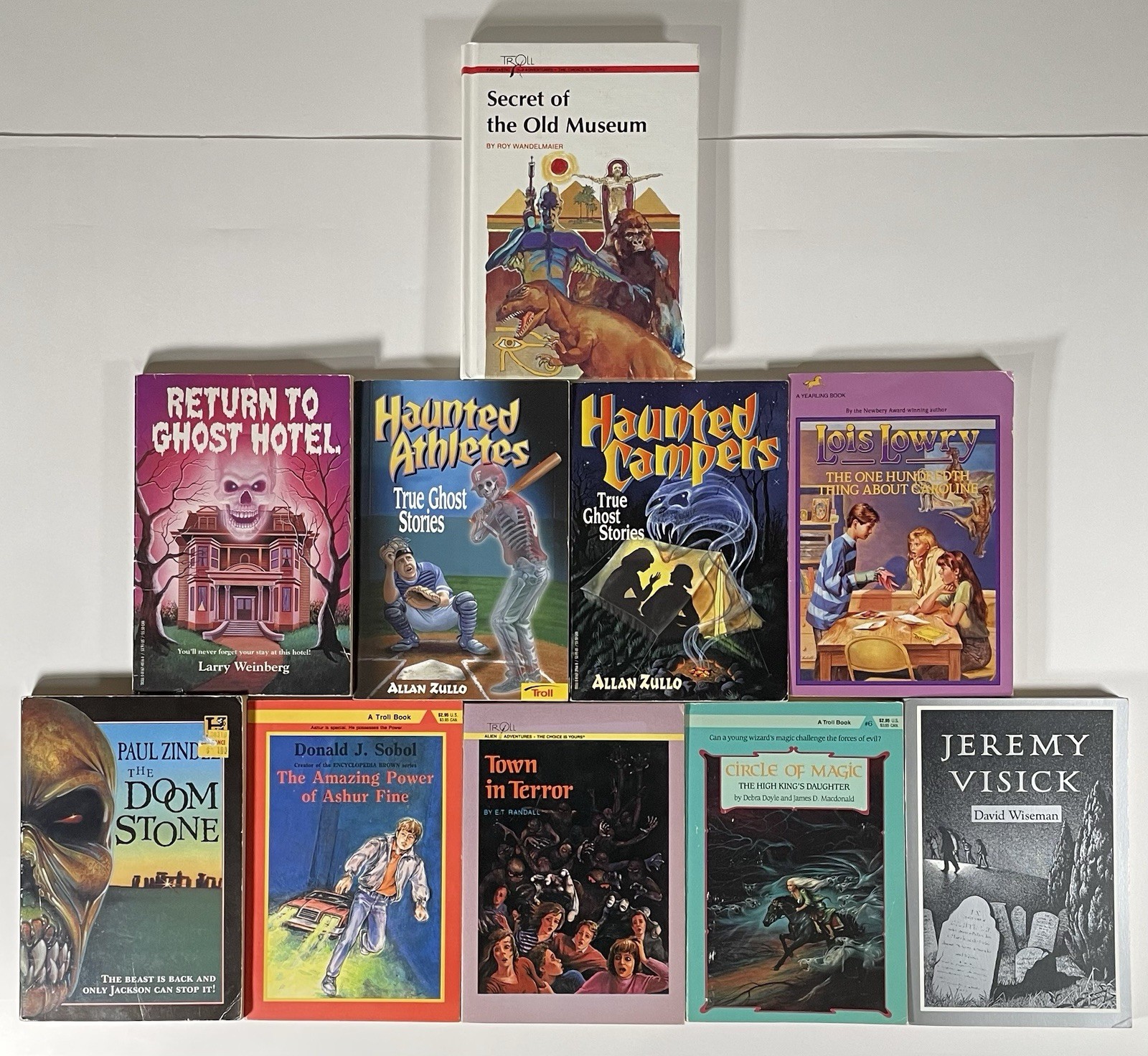 Mixed Lot Kids YA Spooky Scary Halloween Mystery Ghost Chapter Paperback Books