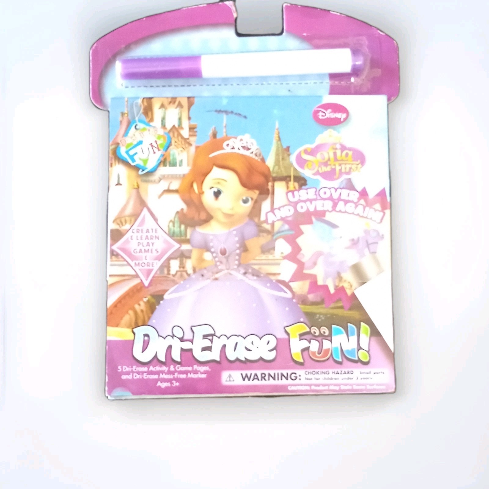 Disney Sofia the First Dri-Erase Fun! Illustrated Dry-Erase Activity Book