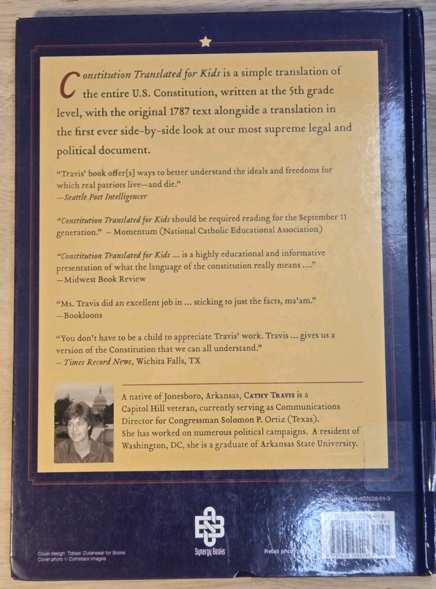 Constitution Translated for Kids – Cathy Travis – Award-Winning Civics Guide 📖