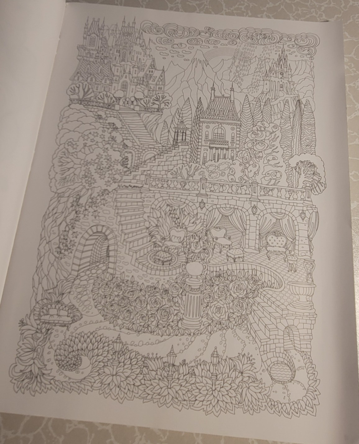 MYTHICAL CREATURES & MORE – ADULT COLORING BOOK – 48 Pages – Brilliant Escapes