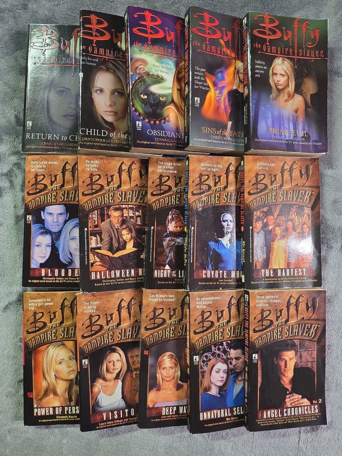 Buffy the Vampire Slayer x15 Vintage 90s 00s Y2K Vampires Horror Books BULK LOT