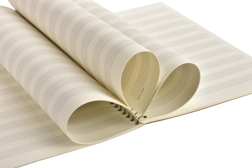 Music Notebook Composition Manuscript Staff Notebook with 100 Pages 10.24×7.5 in