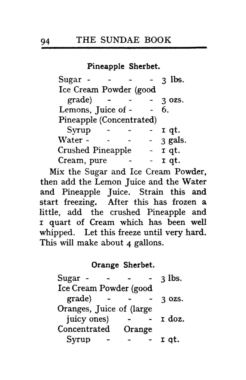 1927 Sundaes Ice And Cream Sodas How To Make Them Vintage Cook Book 114 Pages