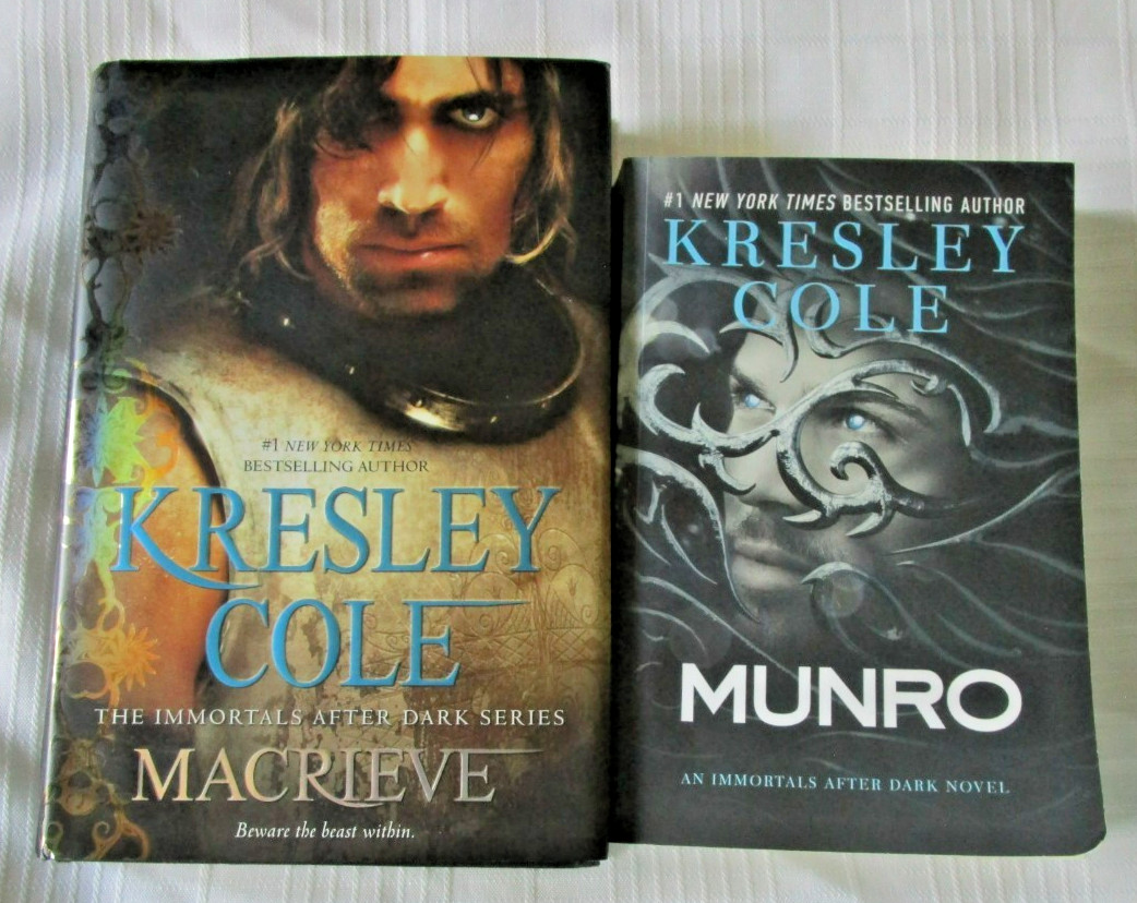Kresley Cole~Immortal After Dark-Paranormal Romance- Munro & Macrieve (HC)