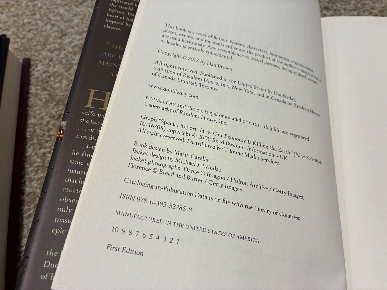 Robert Langdon – Complete 6-Book Hardcover Series Set – Dan Brown – RARE!