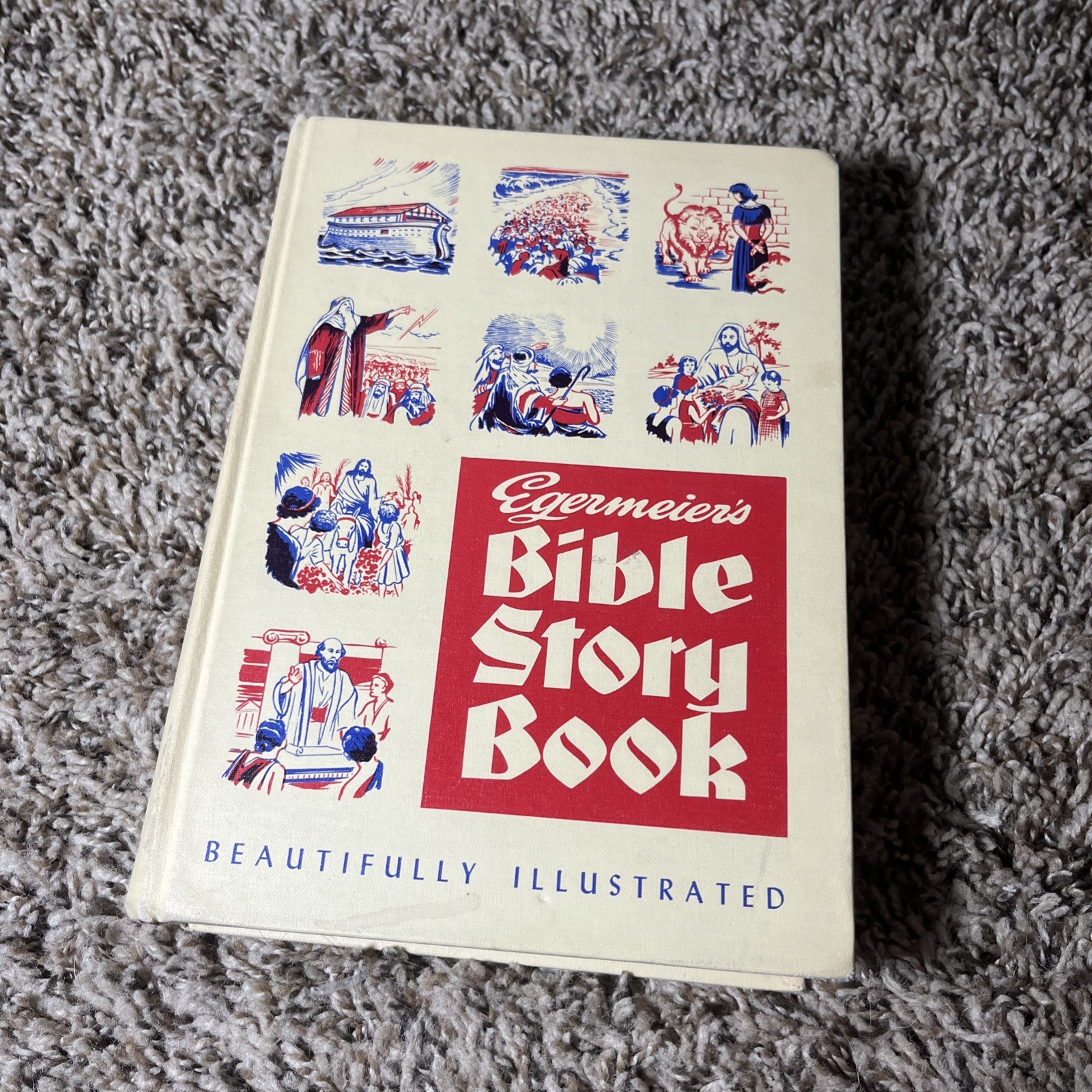 Egermeier’s Bible Story Book Revised Standard Edition Warner Press Vintage 1955